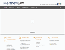 Tablet Screenshot of fmerithewlaw.com